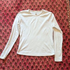 KOTN Cotton White Long Sleeve Tee